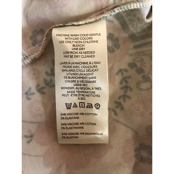 NWT Anthropologie Orange Floral Maxi Bodycon Dress Cap Sleeve Large Fishtail - Picture 10 of 11